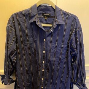 Madewell Signature Oversized Poplin Shirt